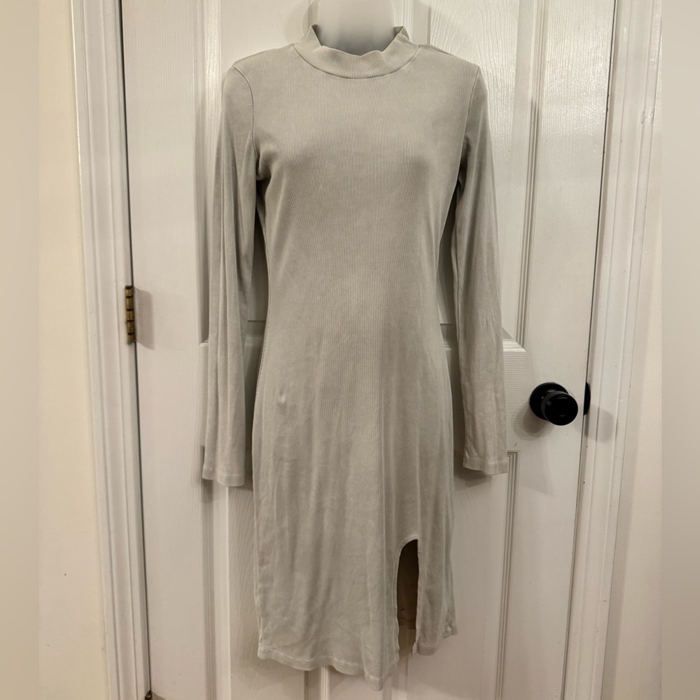 Young Fabulous & Broke Cream Long Sleeve Dress